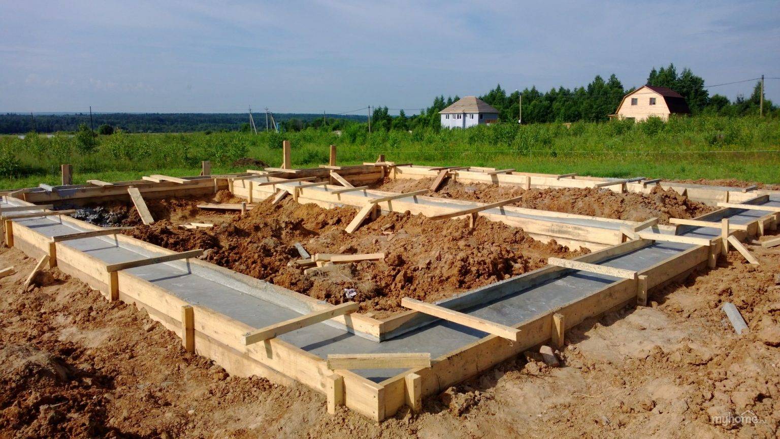 Устройство фундамента
