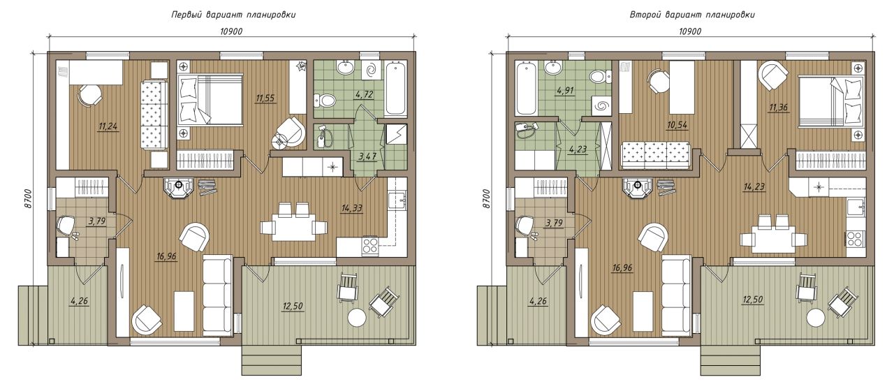 Планировка проекта Милый дом