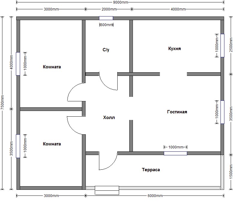 Планировка проекта К-3 Планировка проекта К-3