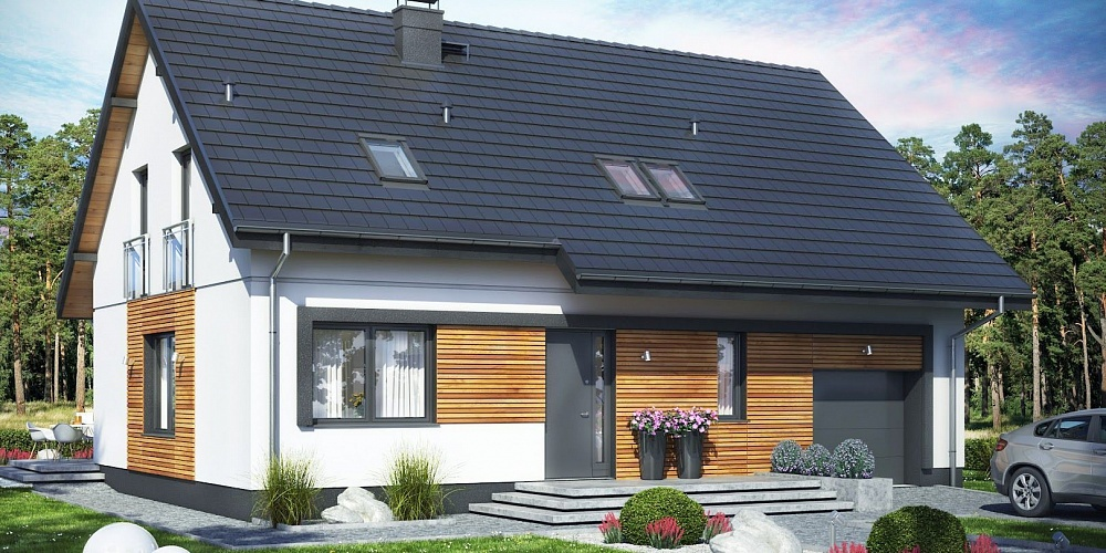 Проект Ласточка с встроенным гаражом, изображение-2