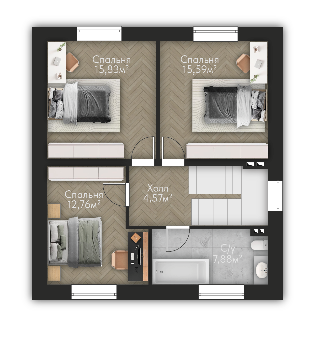 Планировка проекта Ранний Виноград, изображение-2 Планировка проекта Ранний Виноград, изображение-2