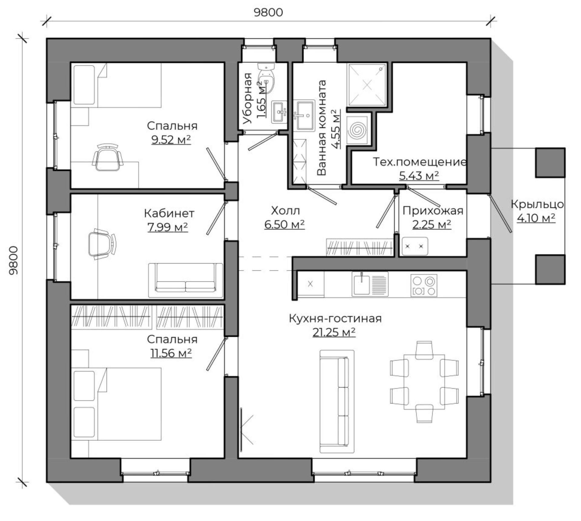 Планировка проекта Арлас