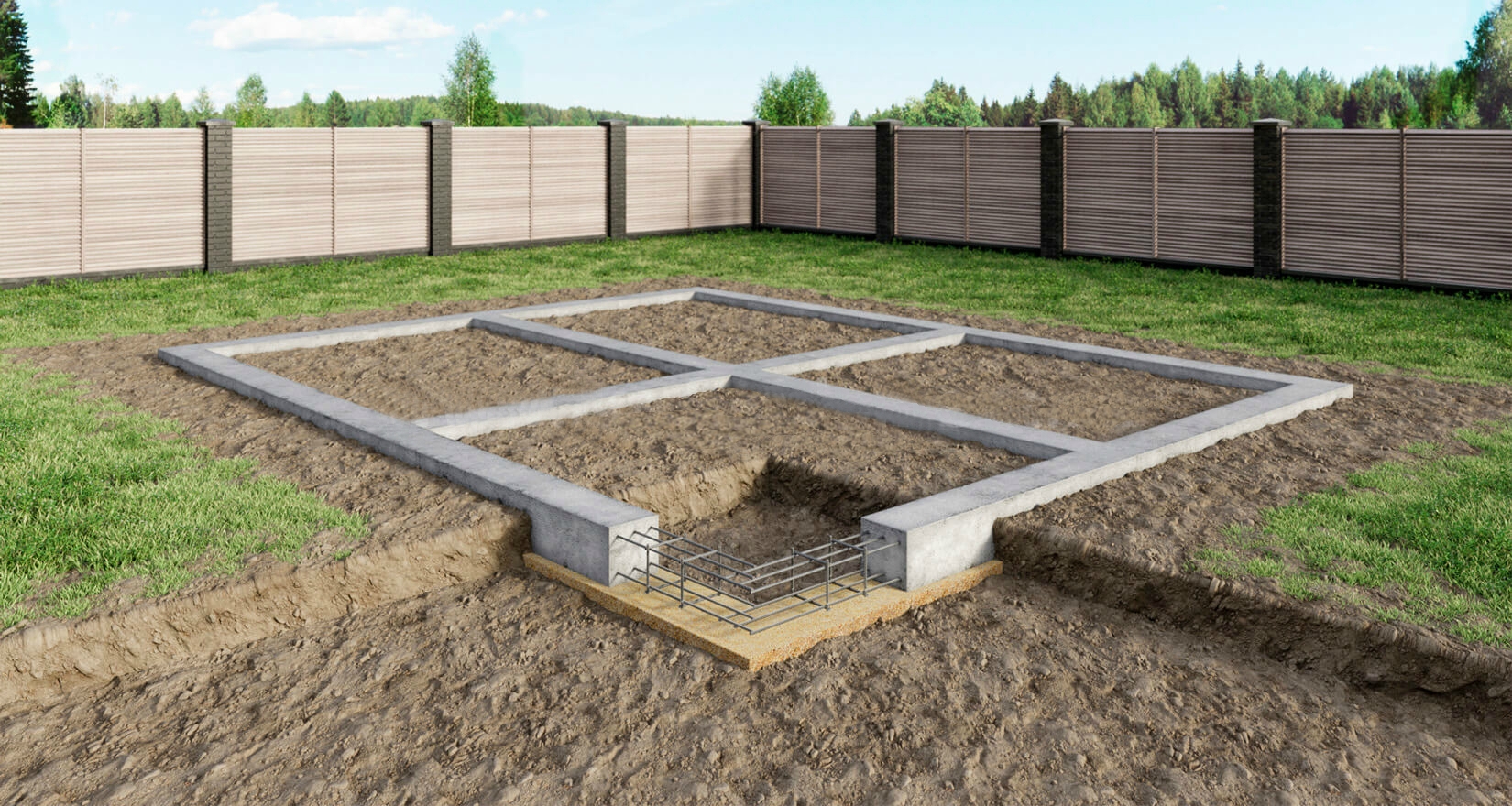 Строительство фундаментов для индивидуальных малоэтажных домов
