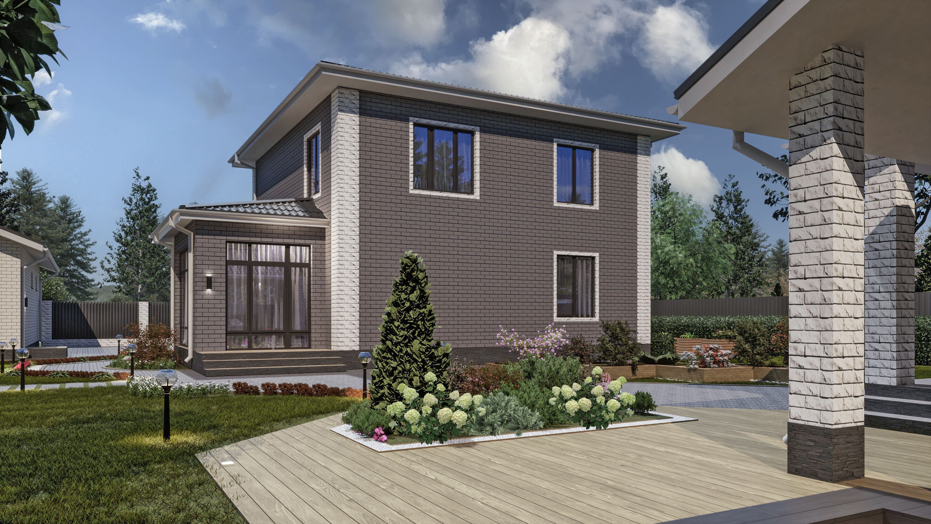 ландшафтный дизайн земельного участка