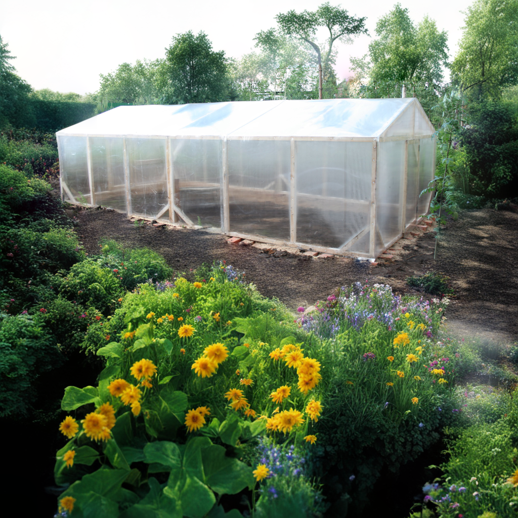 Деревянная теплица 3х6