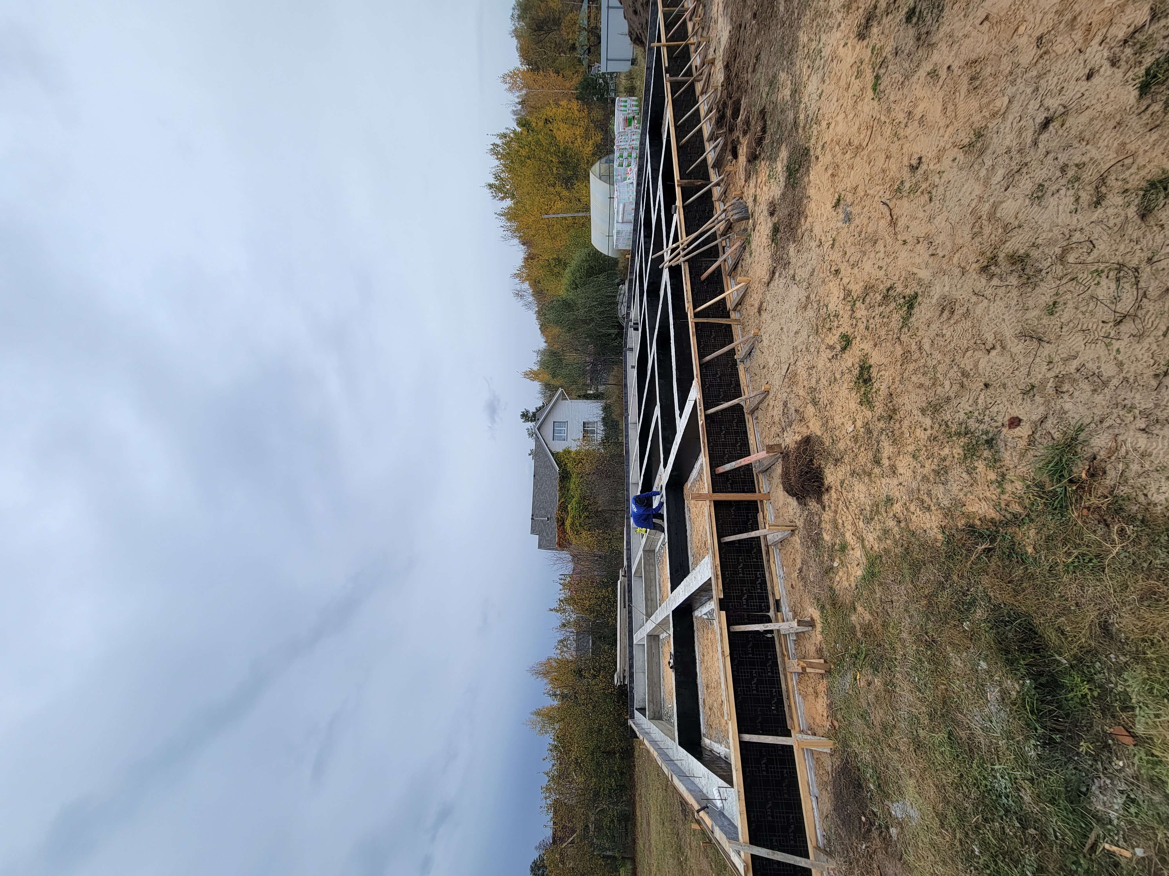 Строительство фундамента