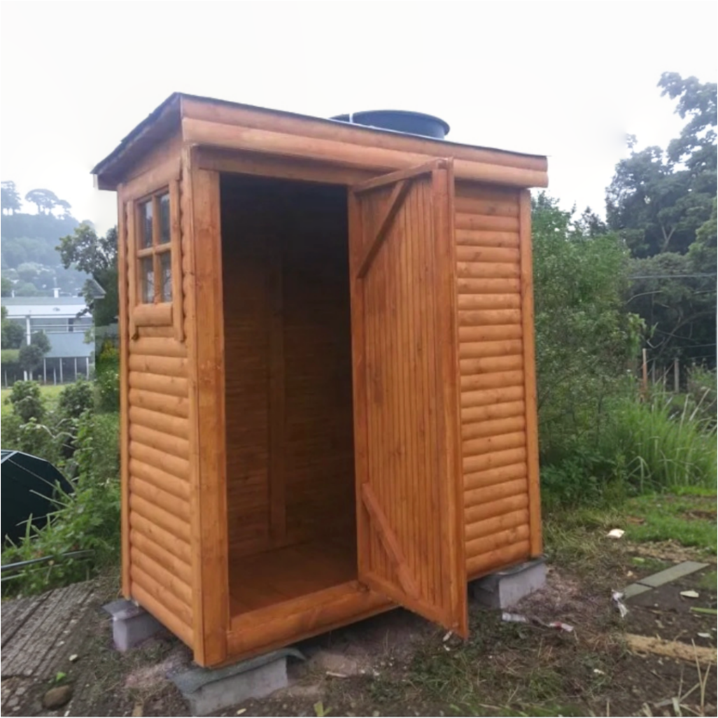 Душ 1х2 м с окном с бочкой 220 л с подогревом со сборкой и доставкой