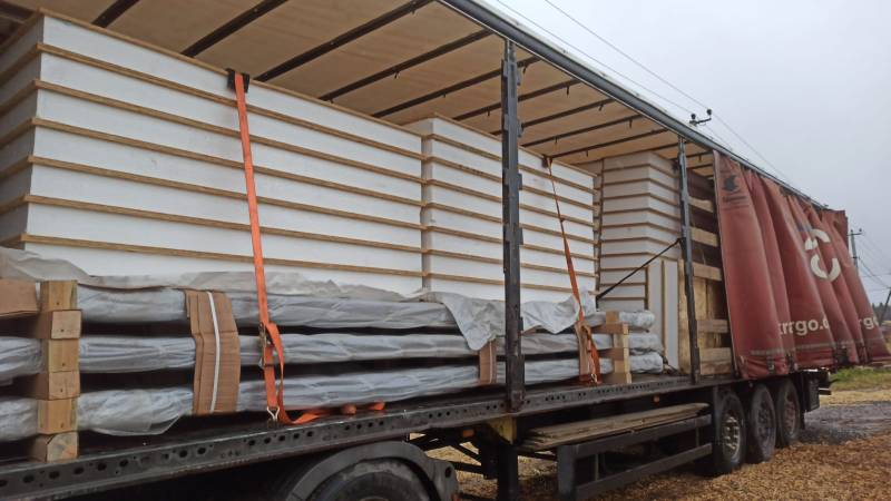 Производство СИП панелей.