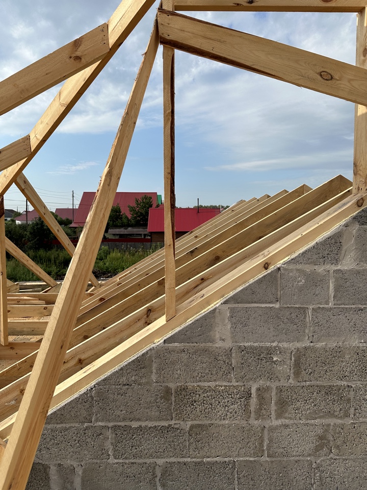 Монтаж крыши различной конфигурации