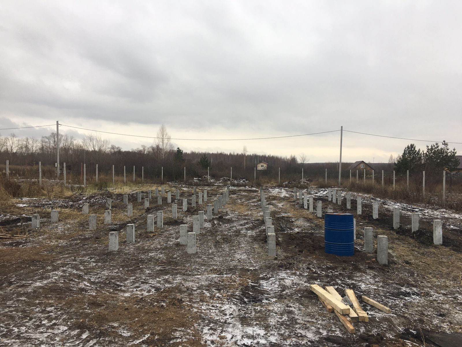 Фундаменты на ЖБ Сваях