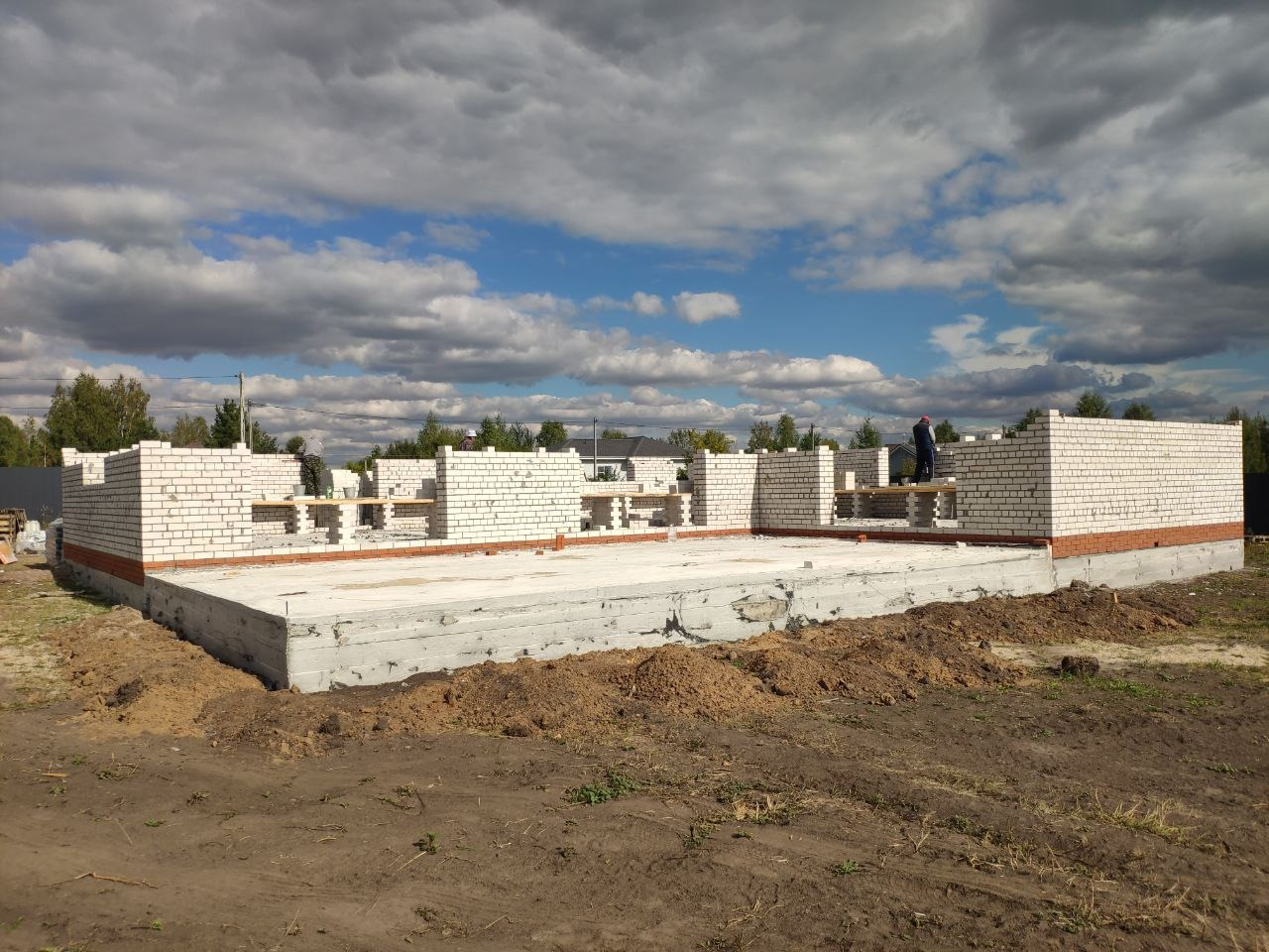 Возведение стен