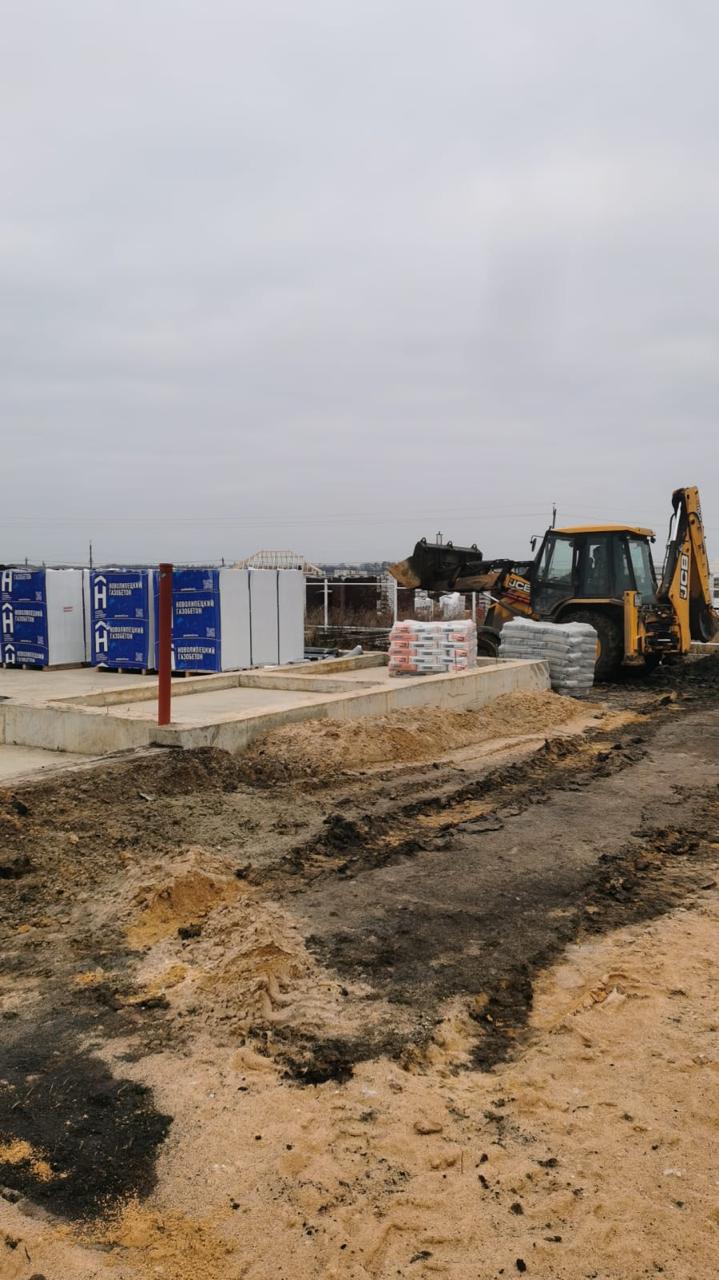 Возведение фундамента