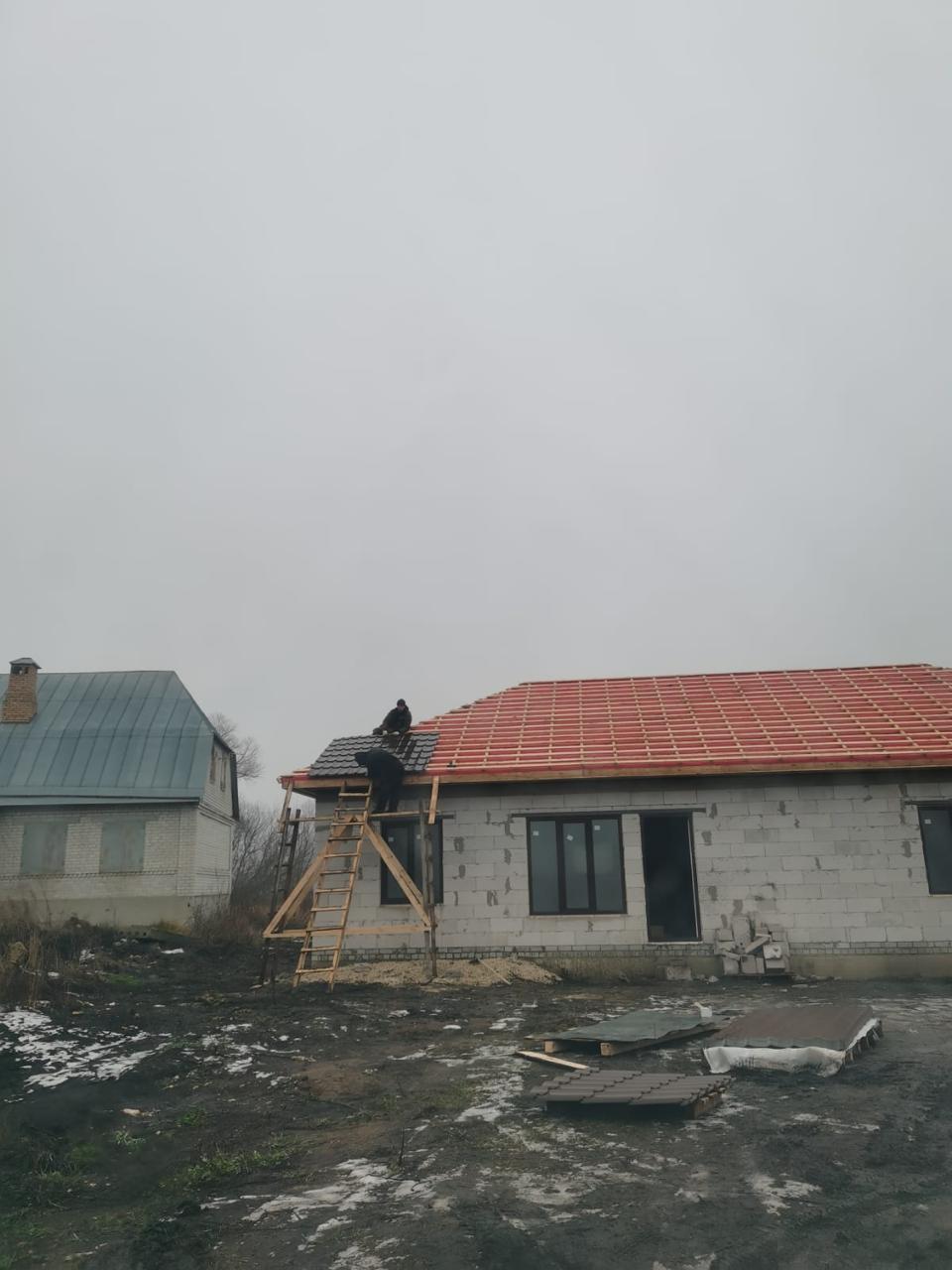 Монтаж кровли