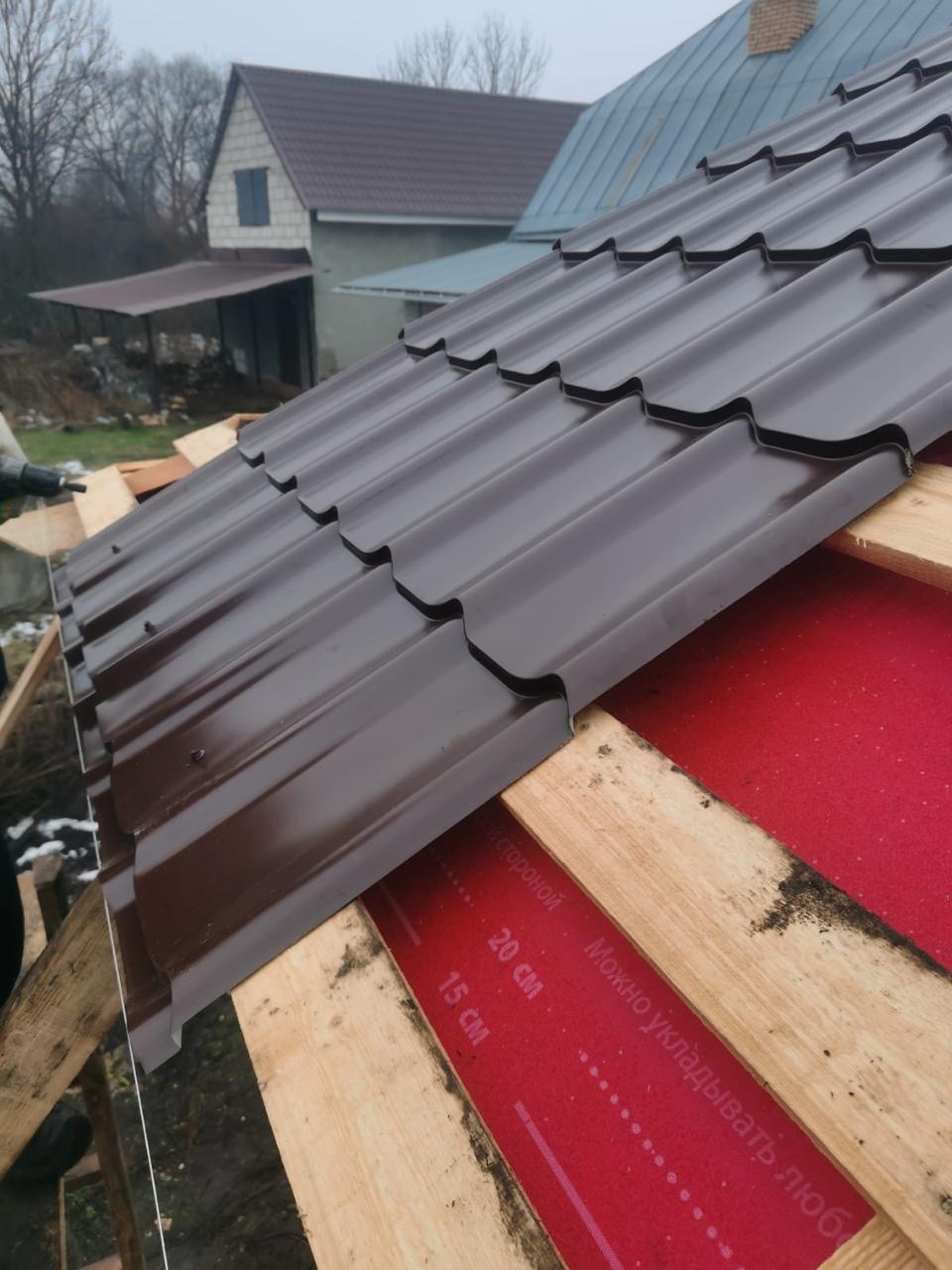 Монтаж кровли