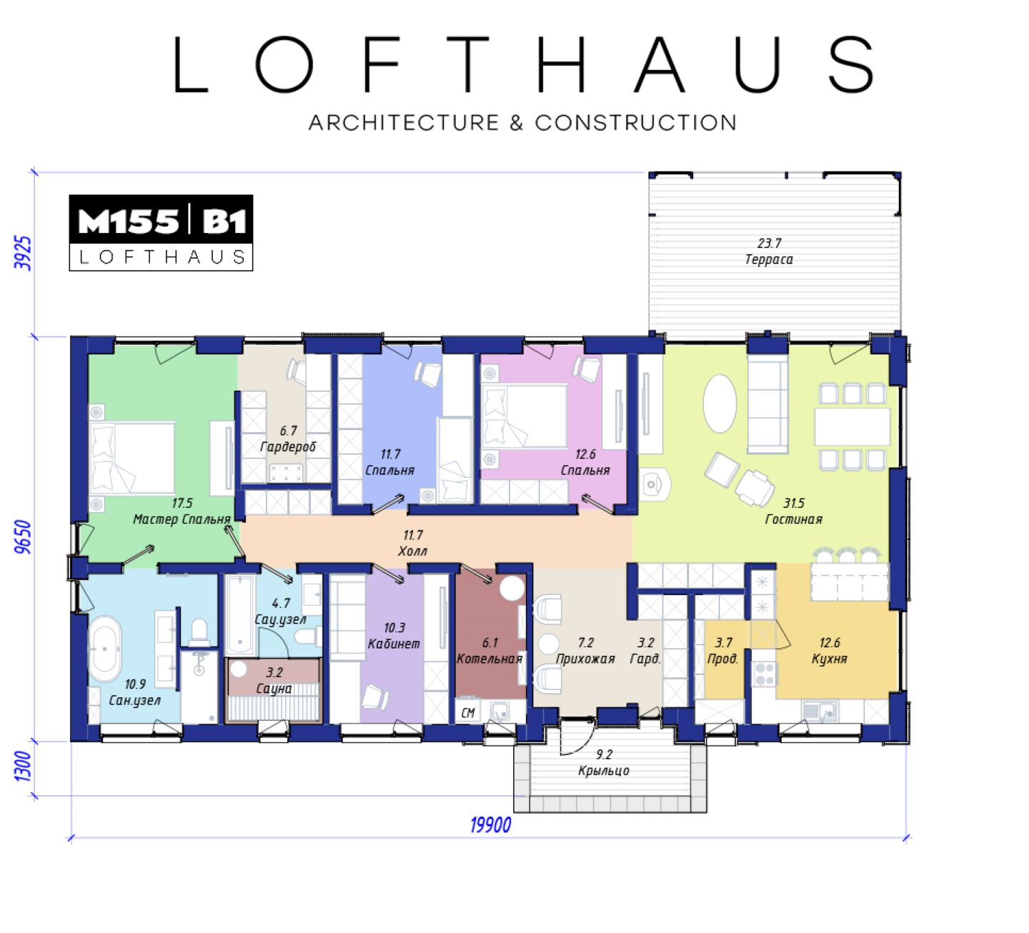 Планировка проекта Р-155 Планировка проекта Р-155