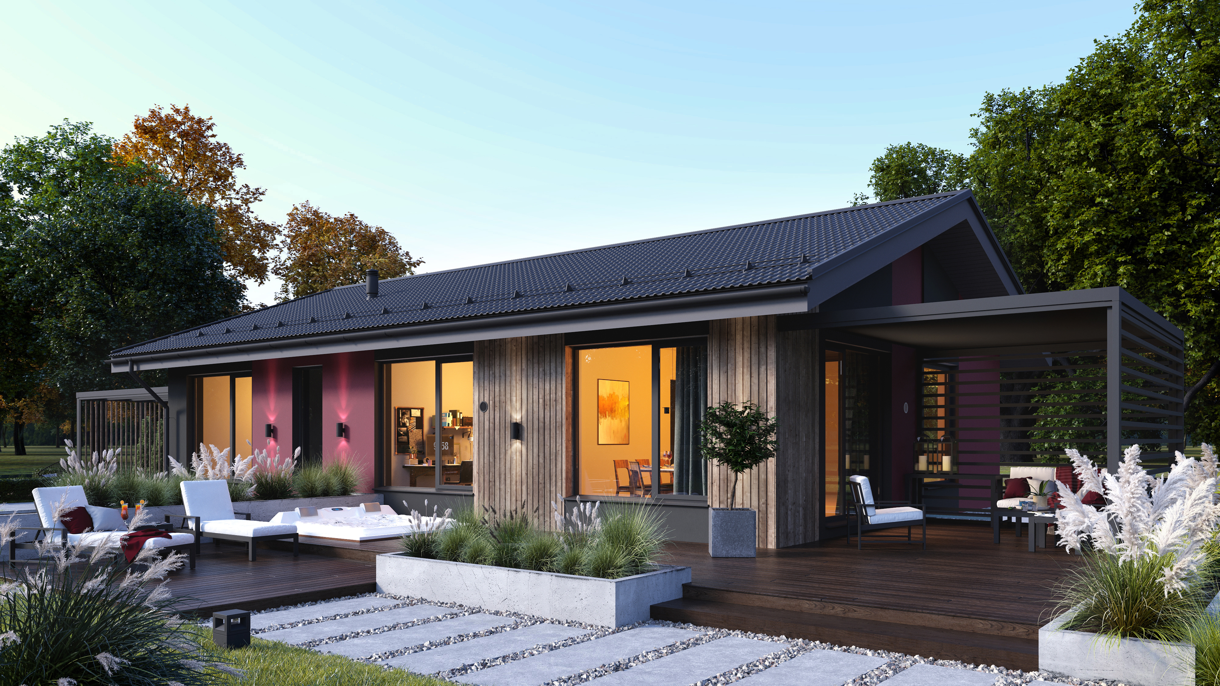 Проект СКАНДИНАВИЯ 120м2, изображение-2 Проект СКАНДИНАВИЯ 120м2, изображение-2