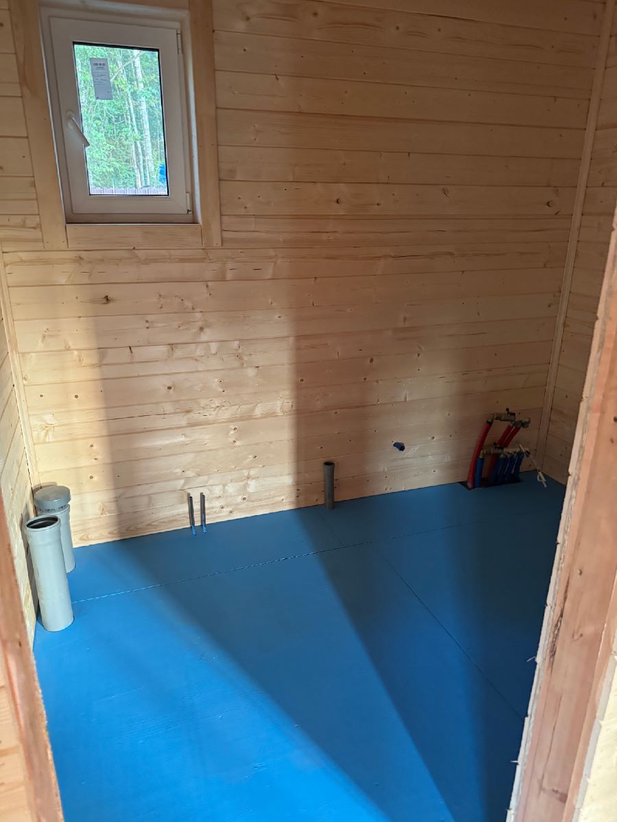 Монтаж точек горячего и холодного водоснабжения и канализации открытого типа