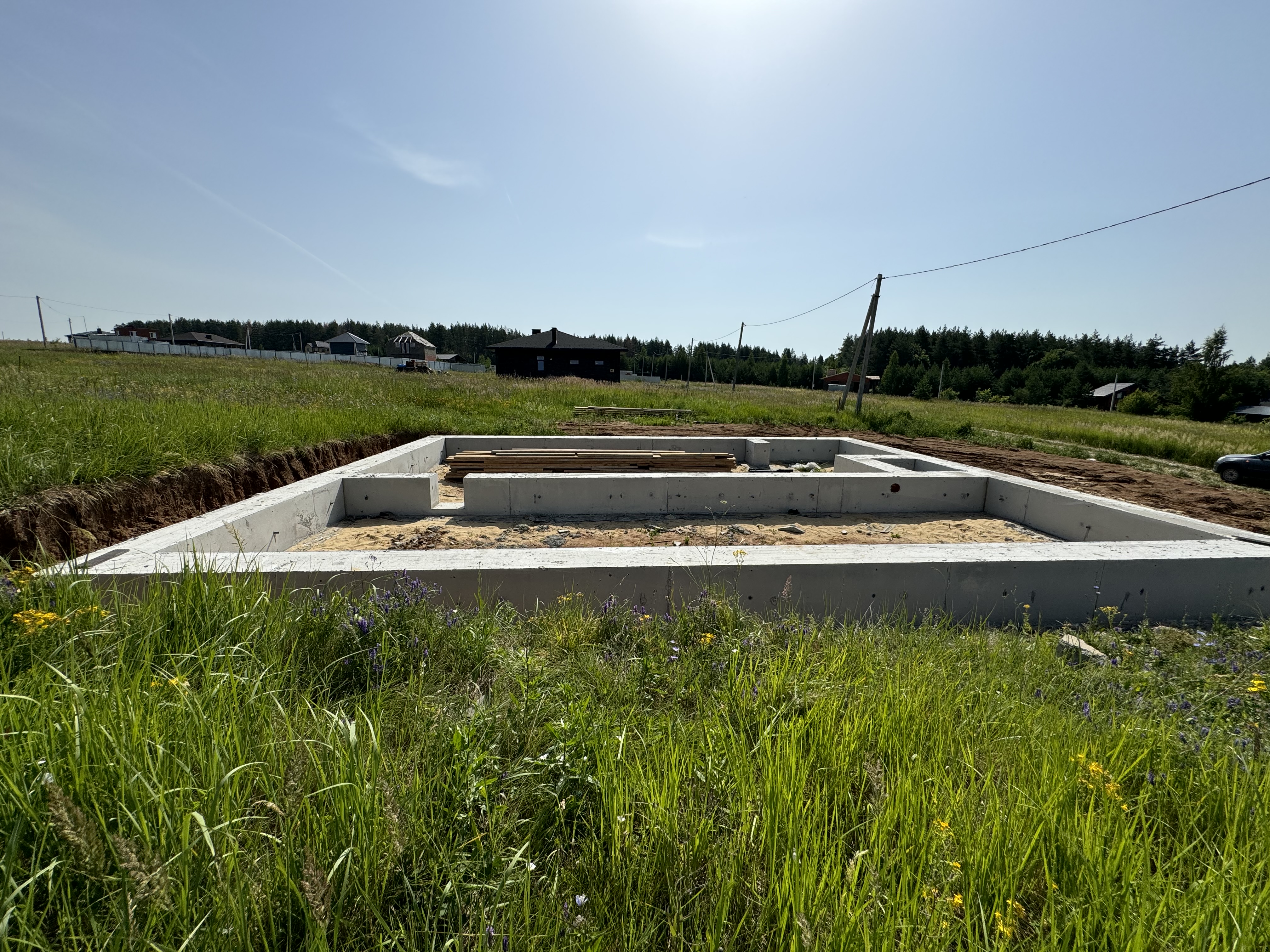 Строительство фундамента