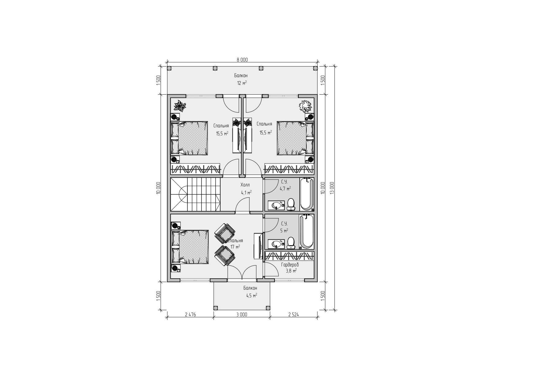 Планировка проекта Флоренция, изображение-2 Планировка проекта Флоренция, изображение-2