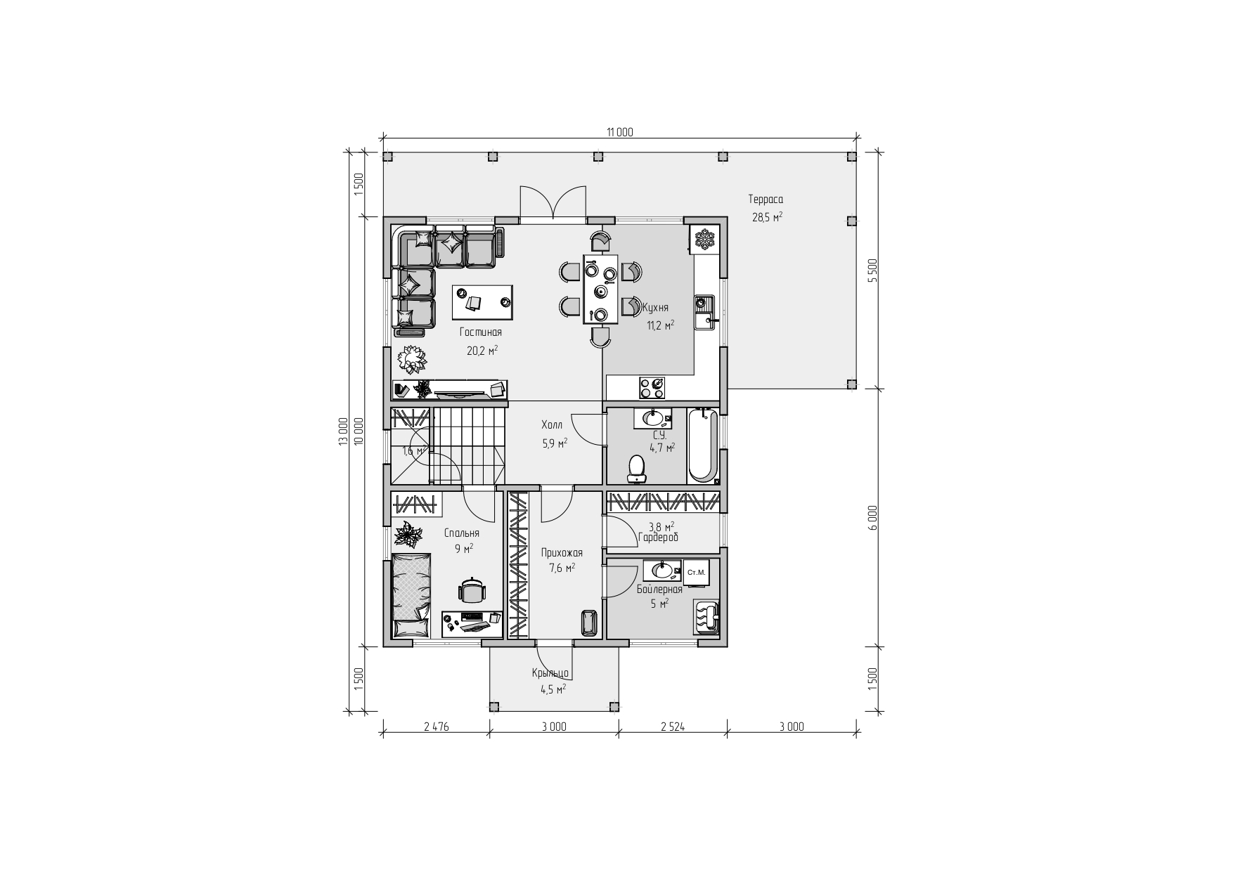 Планировка проекта Флоренция Планировка проекта Флоренция