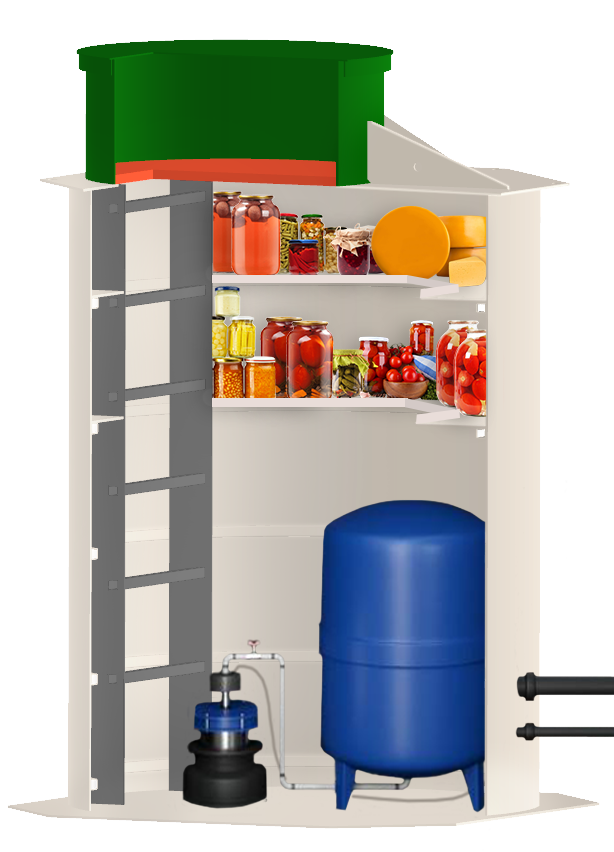 Продажа и установка пластиковых погребов