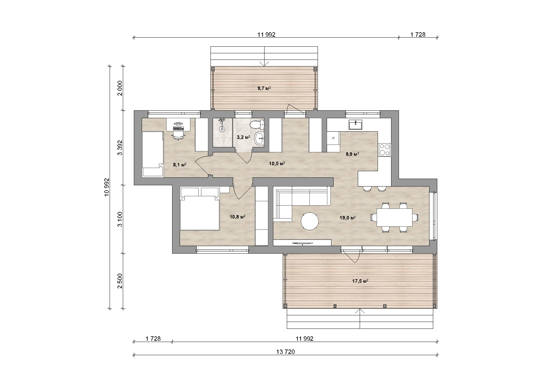 Планировка проекта Cube 88 Планировка проекта Cube 88