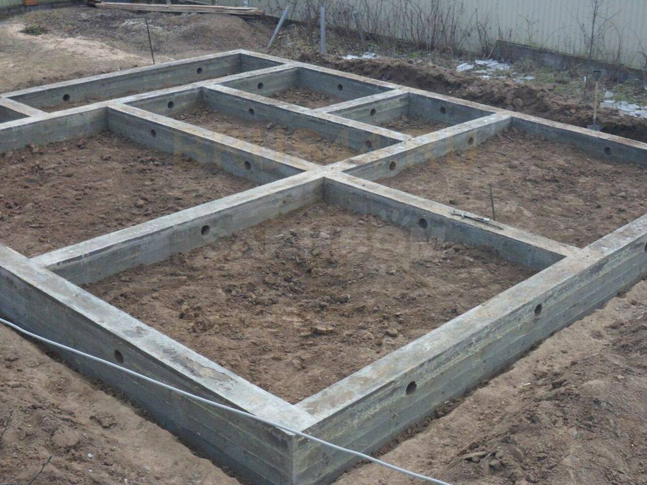 строительные работы (фундамент)