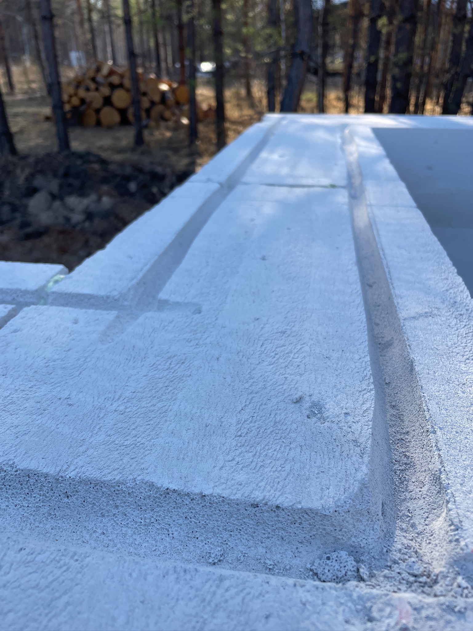 Кладка стен из газоблока