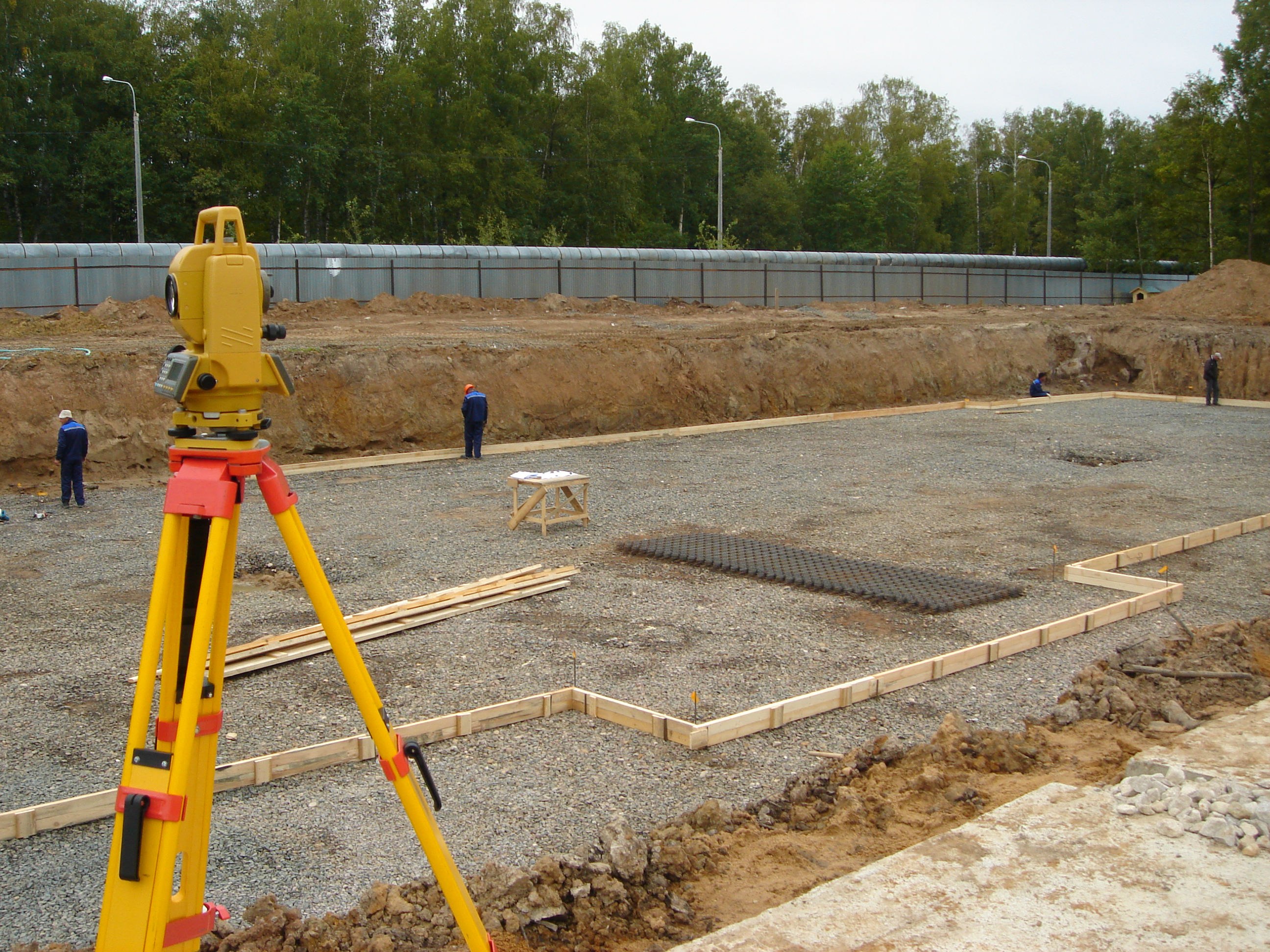 Подготовка строительной площадки