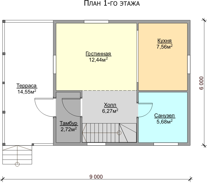 Планировка проекта Феникс 1, изображение-2 Планировка проекта Феникс 1, изображение-2