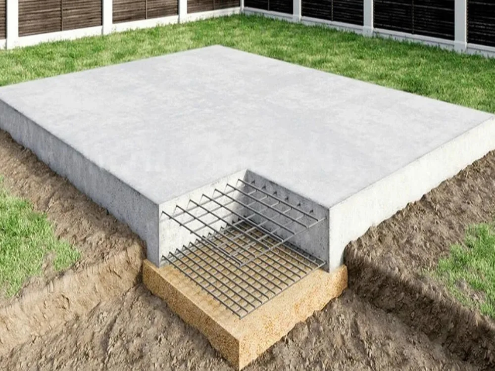 Возведение фундамента