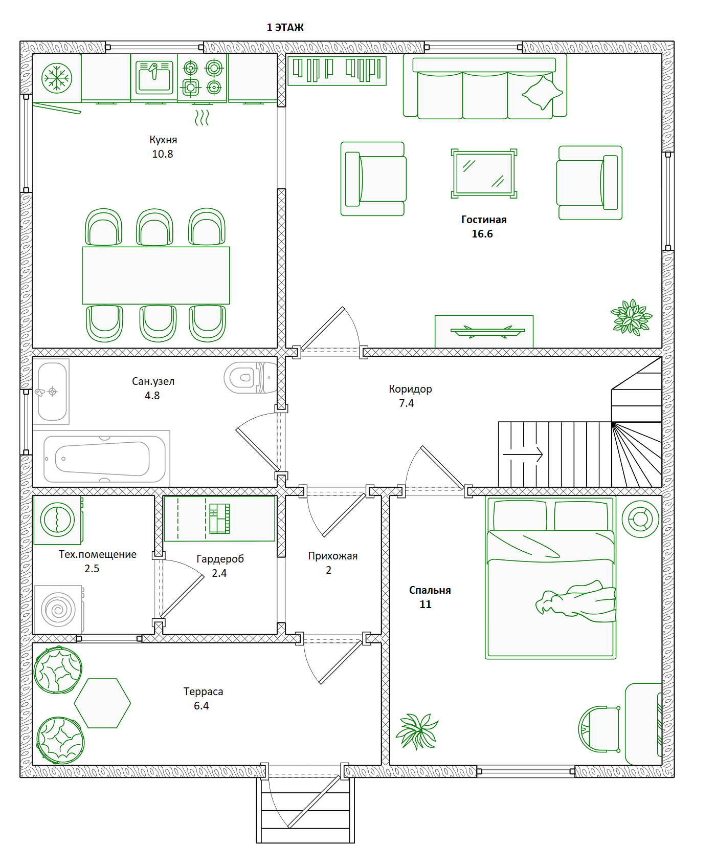 Планировка проекта Тюльпан