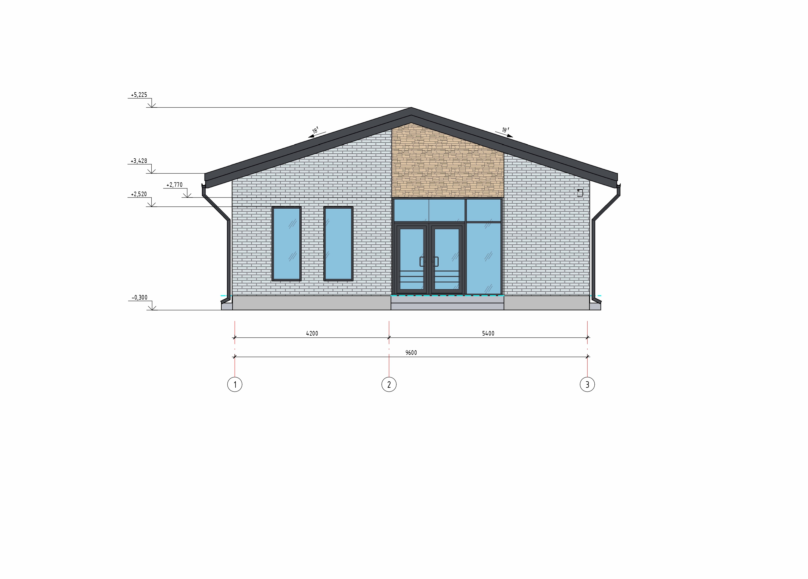 Проект НС-109 Дачный домик