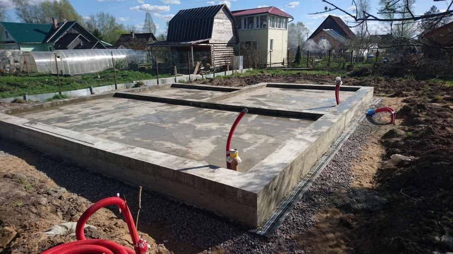 Строительство фундамента