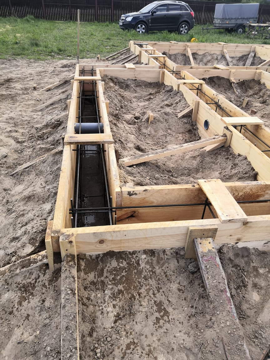 Строительство фундамента