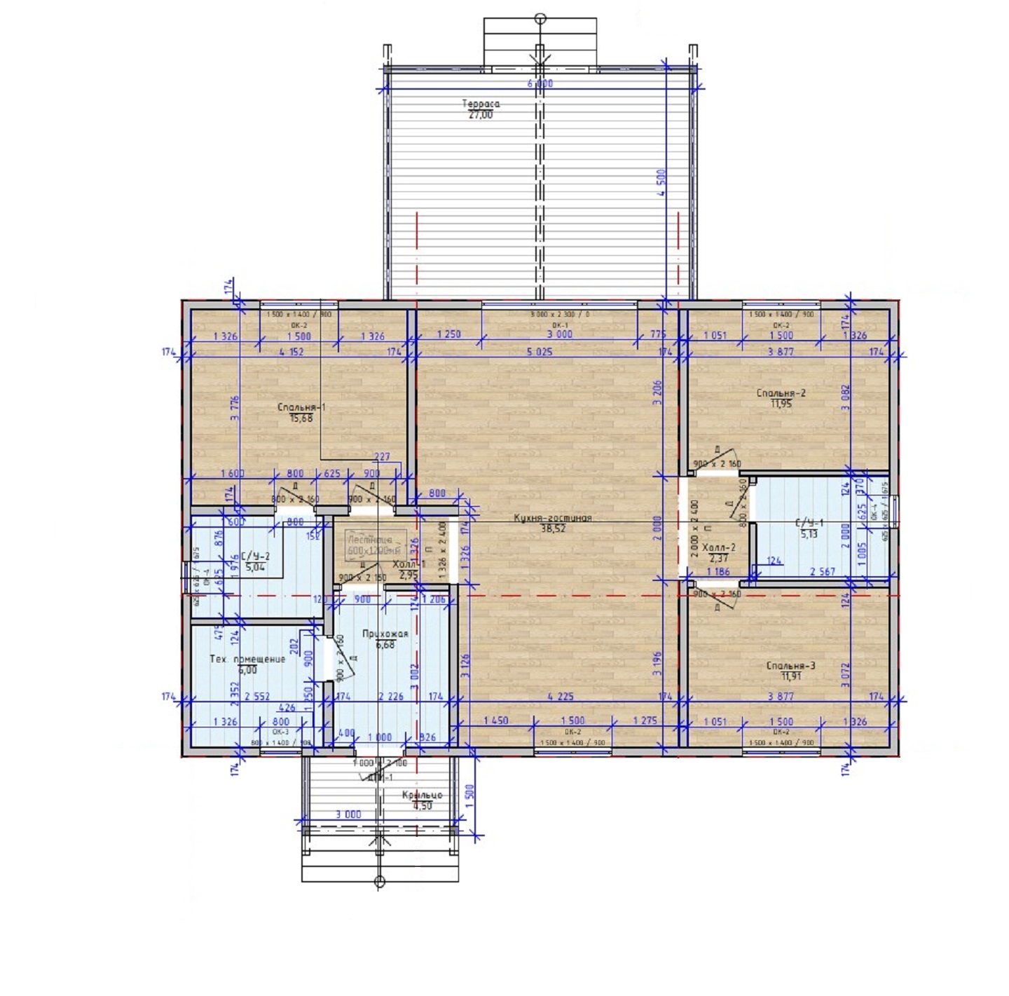 Планировка проекта ДФ 120