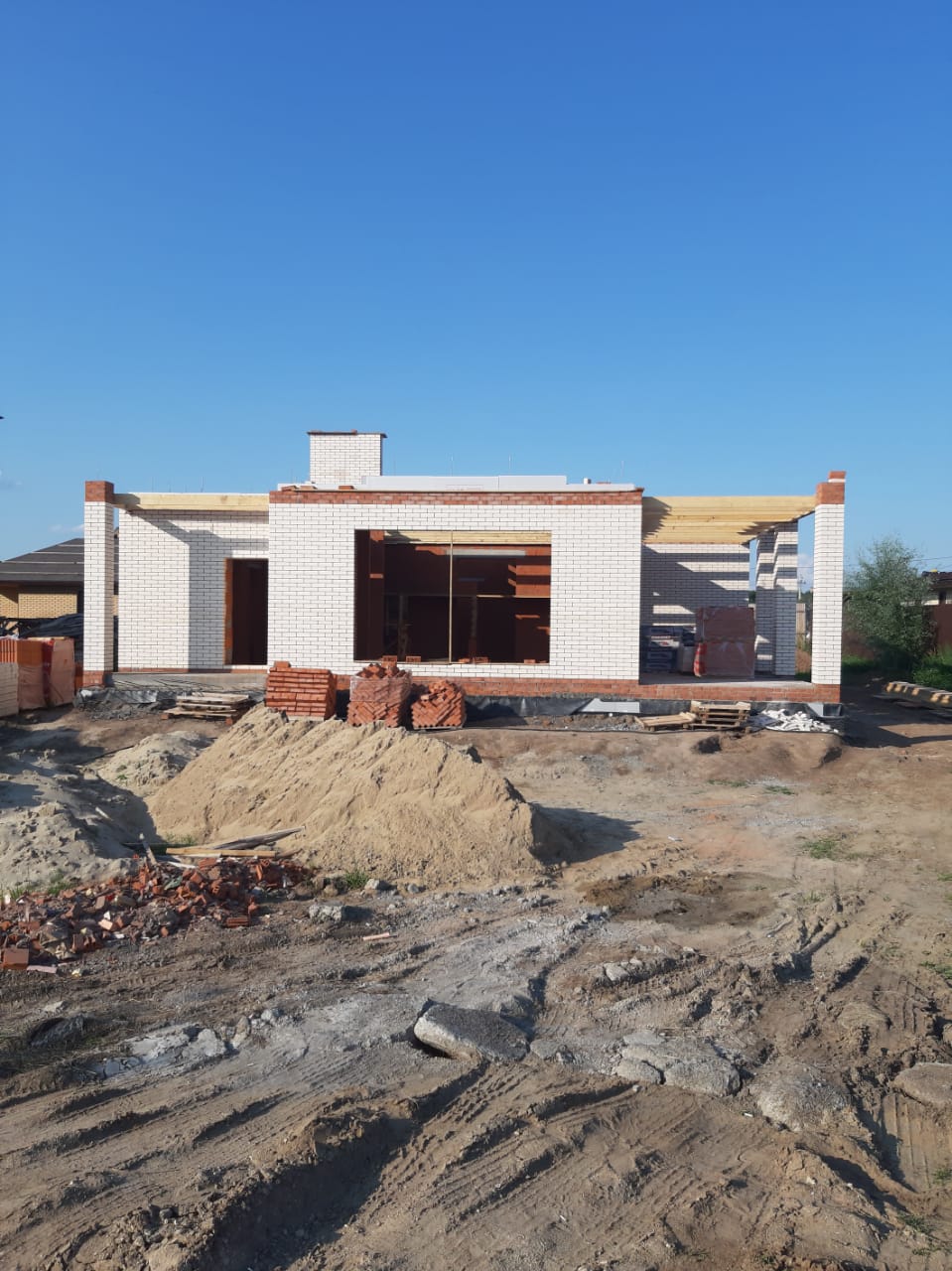 Возведение кирпичных стен