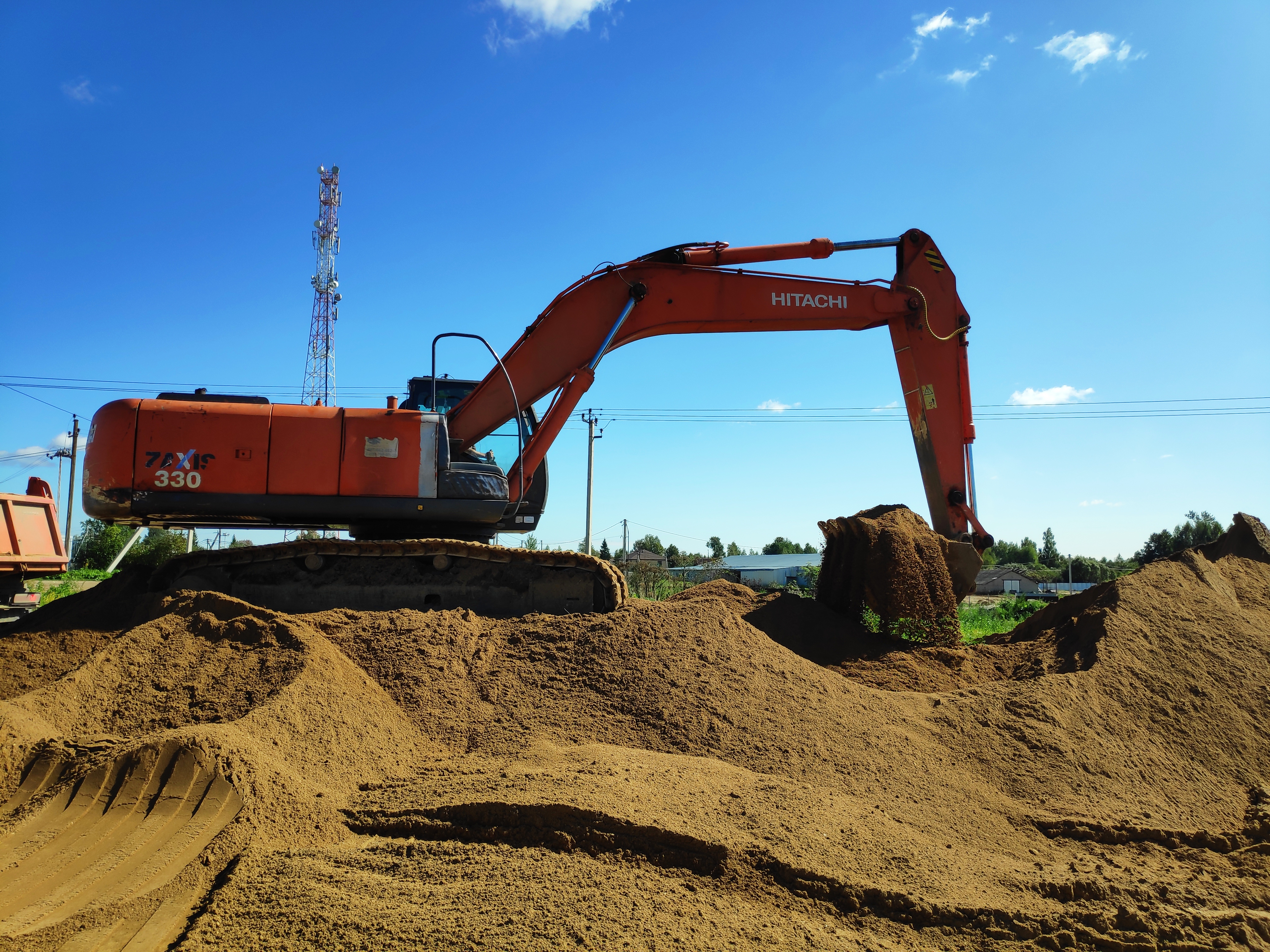 Доставка ПГС, щебень, песок, гравий
