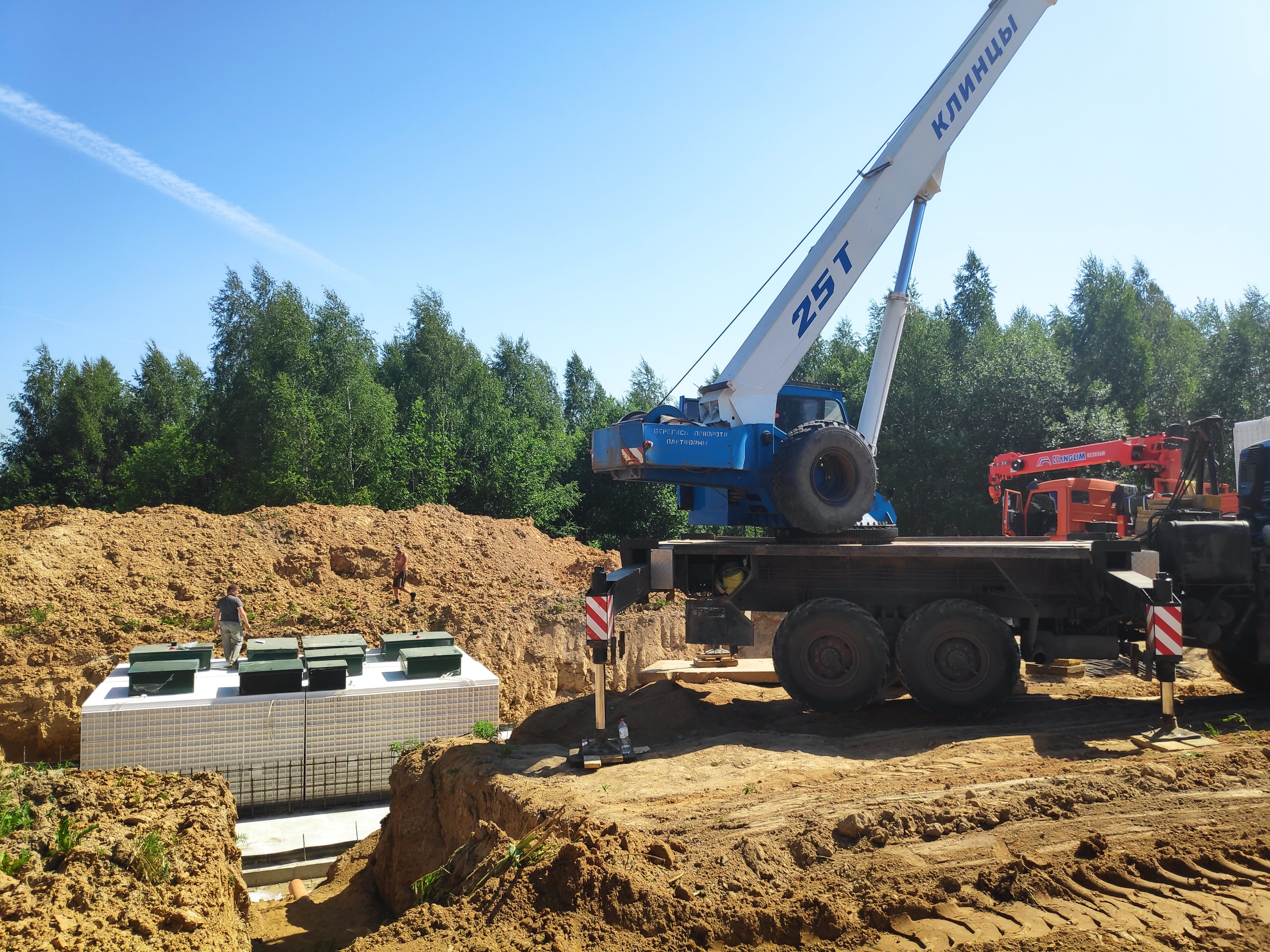 Осуществляем установку и пуск очистных сооружений