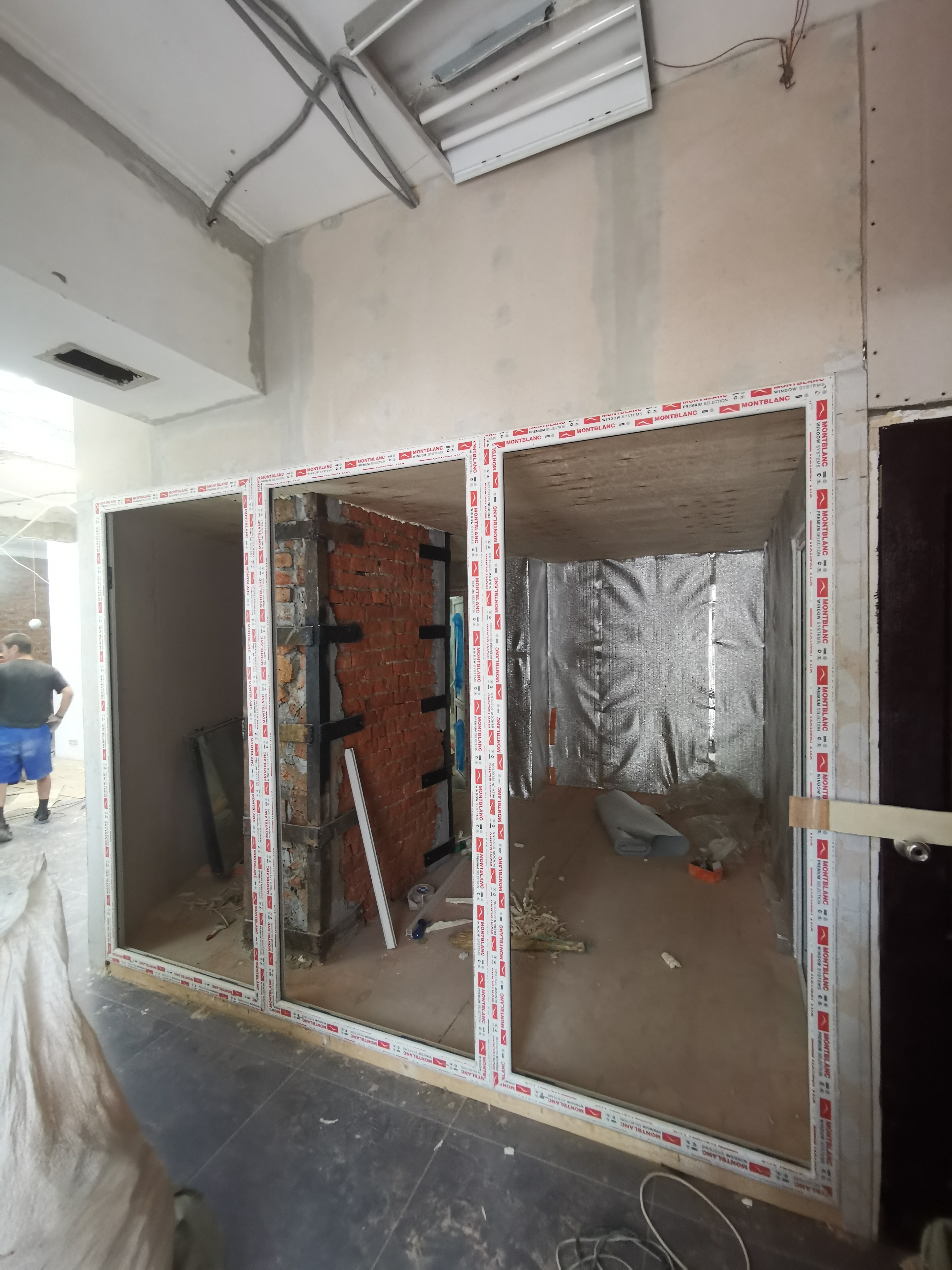 Черновая отделка стен