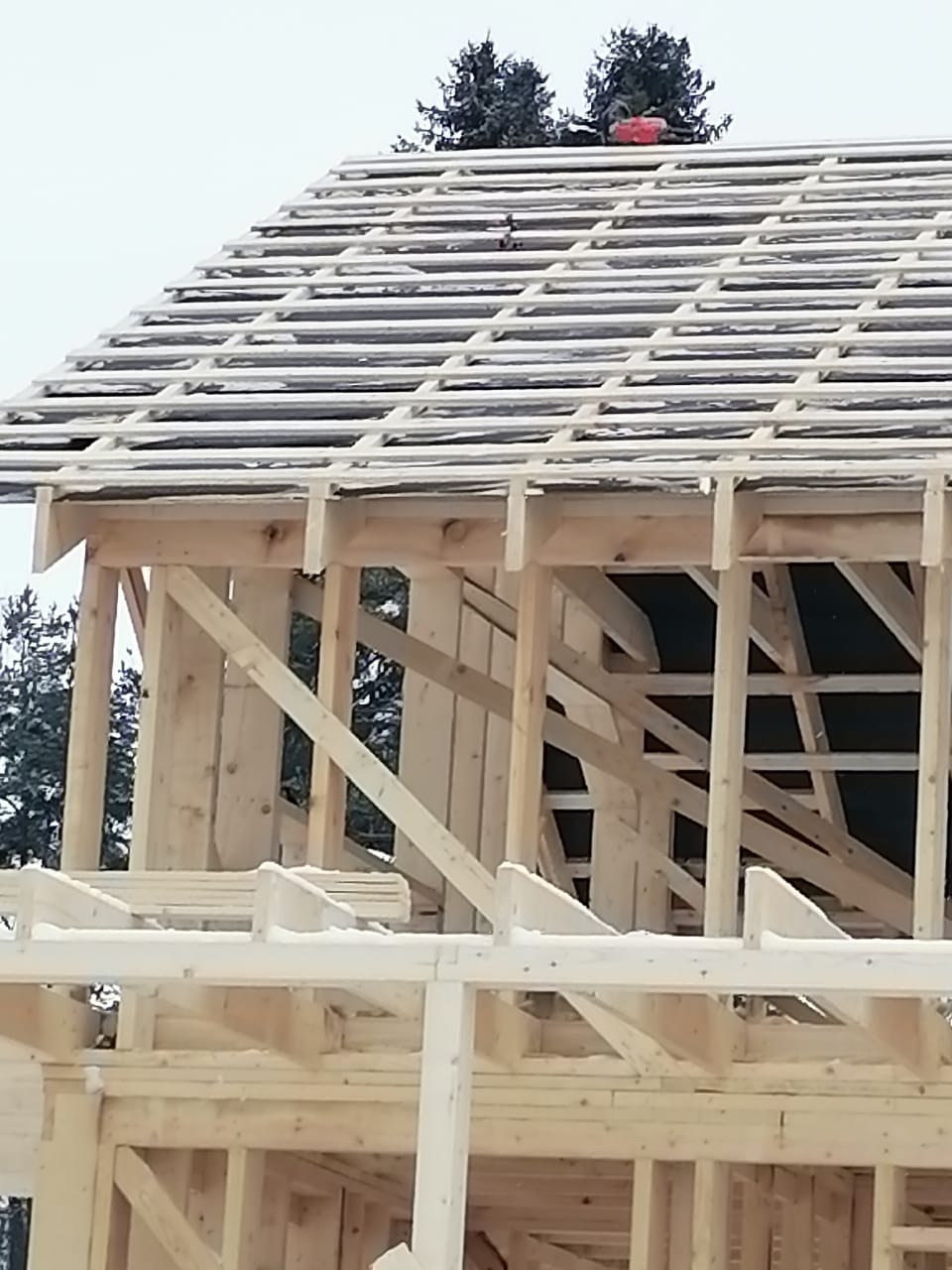 Монтаж кровли 