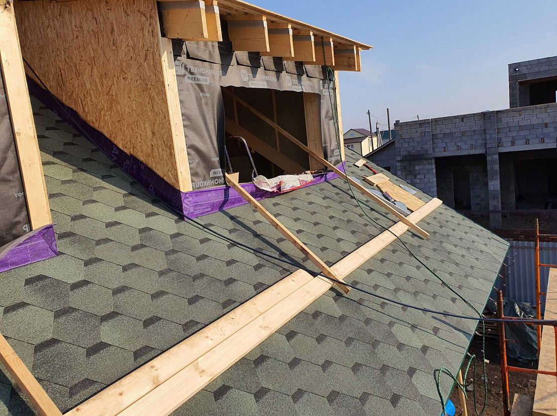 Монтаж кровли