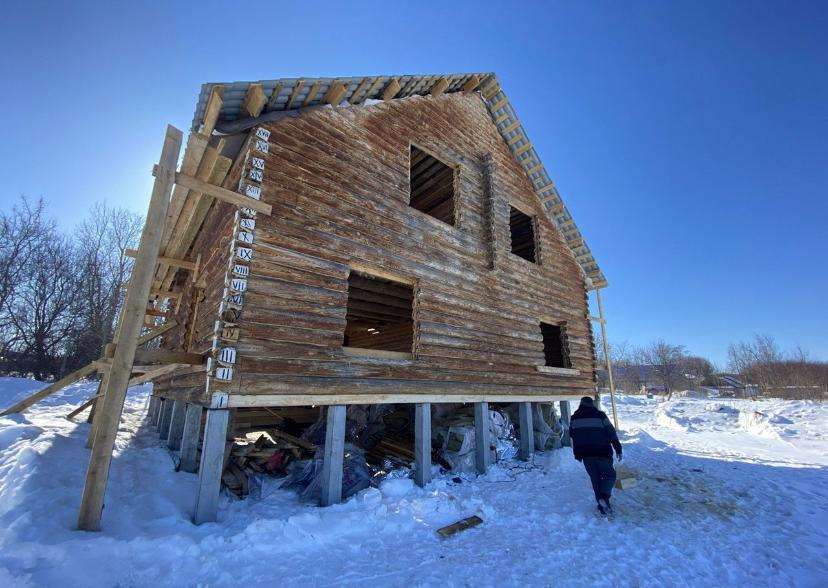 Забивка железобетонных свай