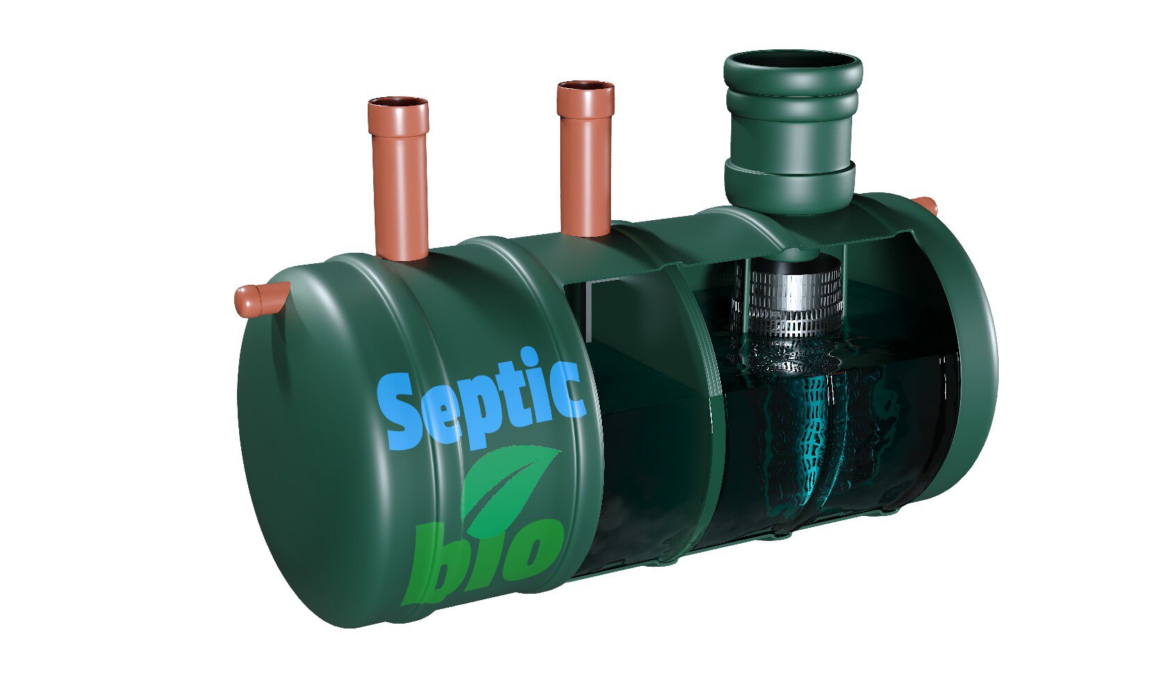 Установка септика 1м3 "под ключ"