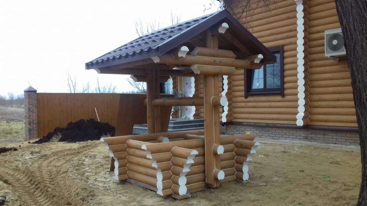 Шлифовка, покраска, герметизация деревянных стен сруба