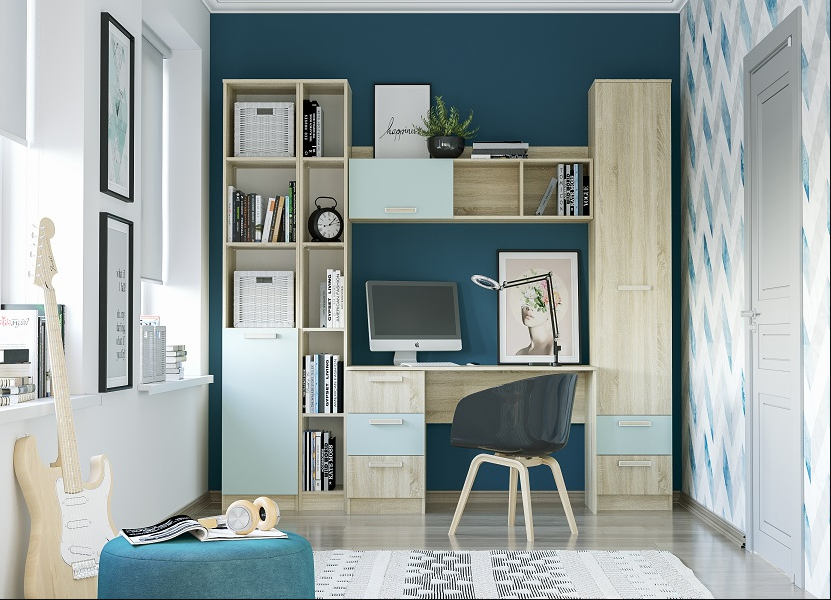 Модульная детская мебель Акварель