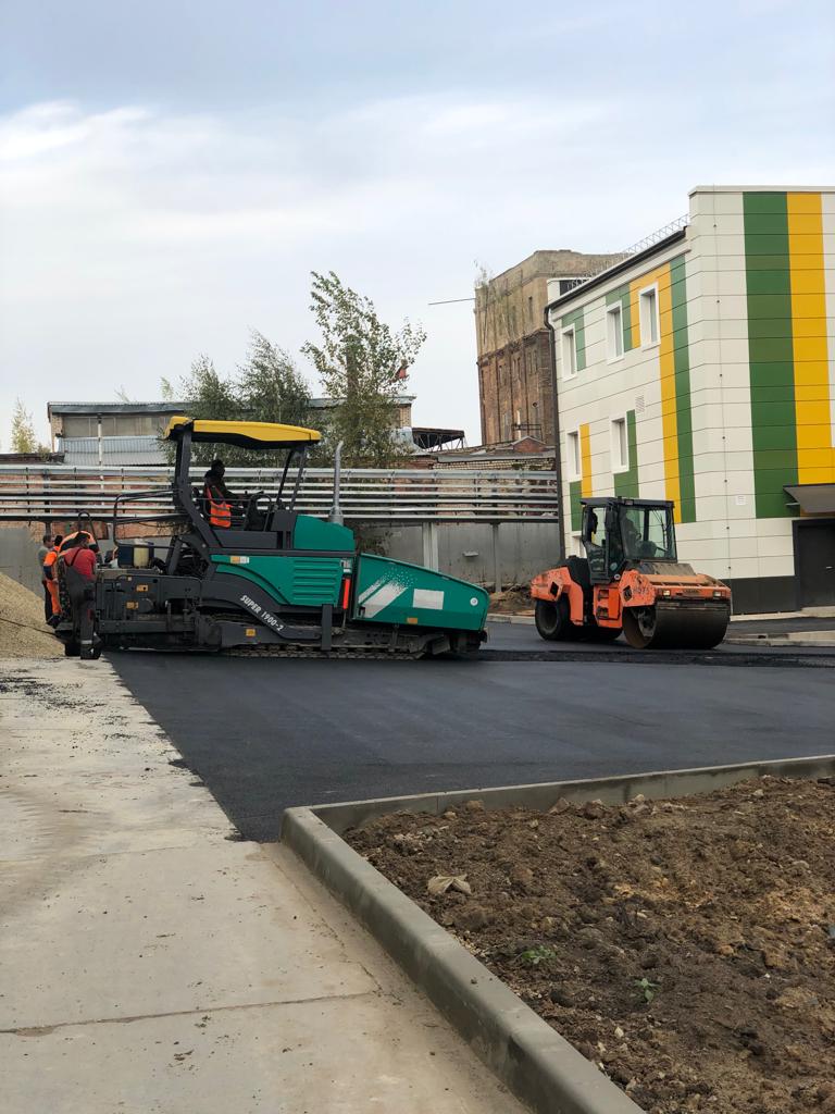 Асфальтирование, благоустройство территории