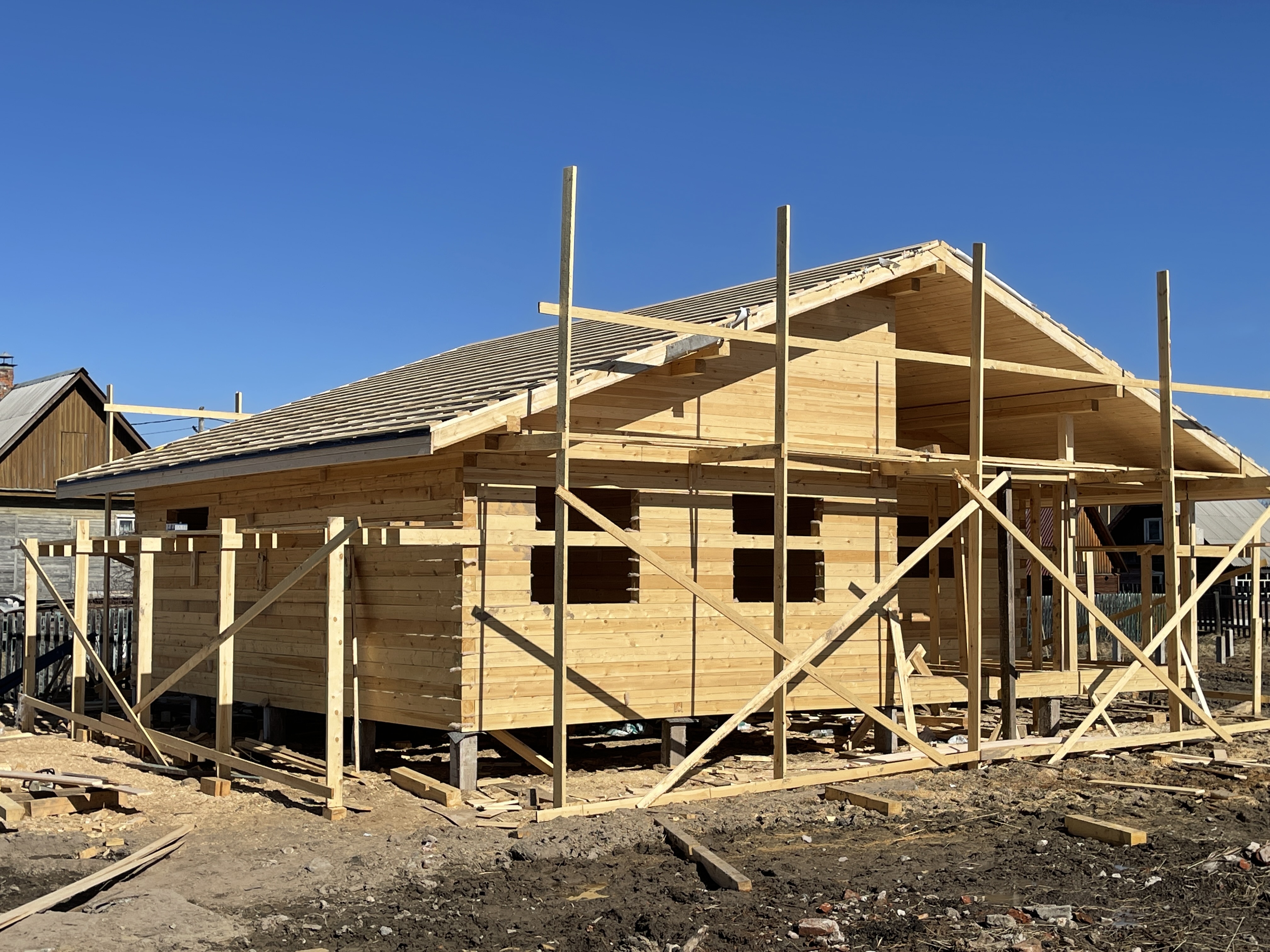 Возведение стен