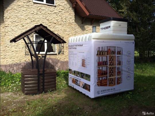 Пластиковый погреб, овощная яма олимп и tingard