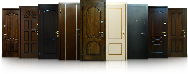 В продаже двери входные и межкомнатные